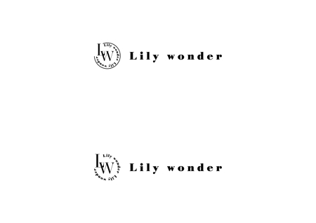 赤星　光流 (yukikaze0213)さんのガールズユニット「Lily wonder」のロゴへの提案