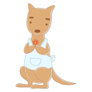 きのとん (tomote)さんのカンガルーのキャラクター制作への提案