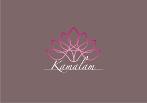 luckykent (luckykent)さんの輸入雑貨ブランド「Kamalam（カマラ）」のロゴへの提案