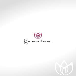 耳が聞こえないけど頑張るデザイナー (deaf_ken)さんの輸入雑貨ブランド「Kamalam（カマラ）」のロゴへの提案