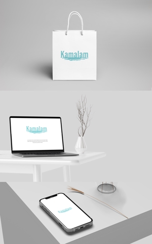 BUTTER GRAPHICS (tsukasa110)さんの輸入雑貨ブランド「Kamalam（カマラ）」のロゴへの提案
