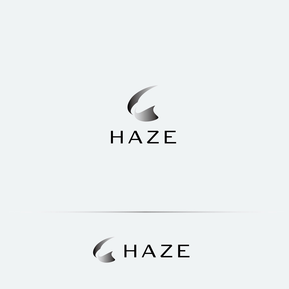 新規出店美容室『HAZE』のロゴ
