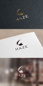 mogu ai (moguai)さんの新規出店美容室『HAZE』のロゴへの提案