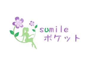 fin.martns (Kuri4404)さんの訪問介護美容『sumile のポケット』のロゴへの提案