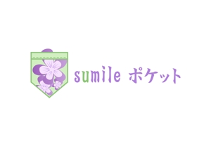 fin.martns (Kuri4404)さんの訪問介護美容『sumile のポケット』のロゴへの提案