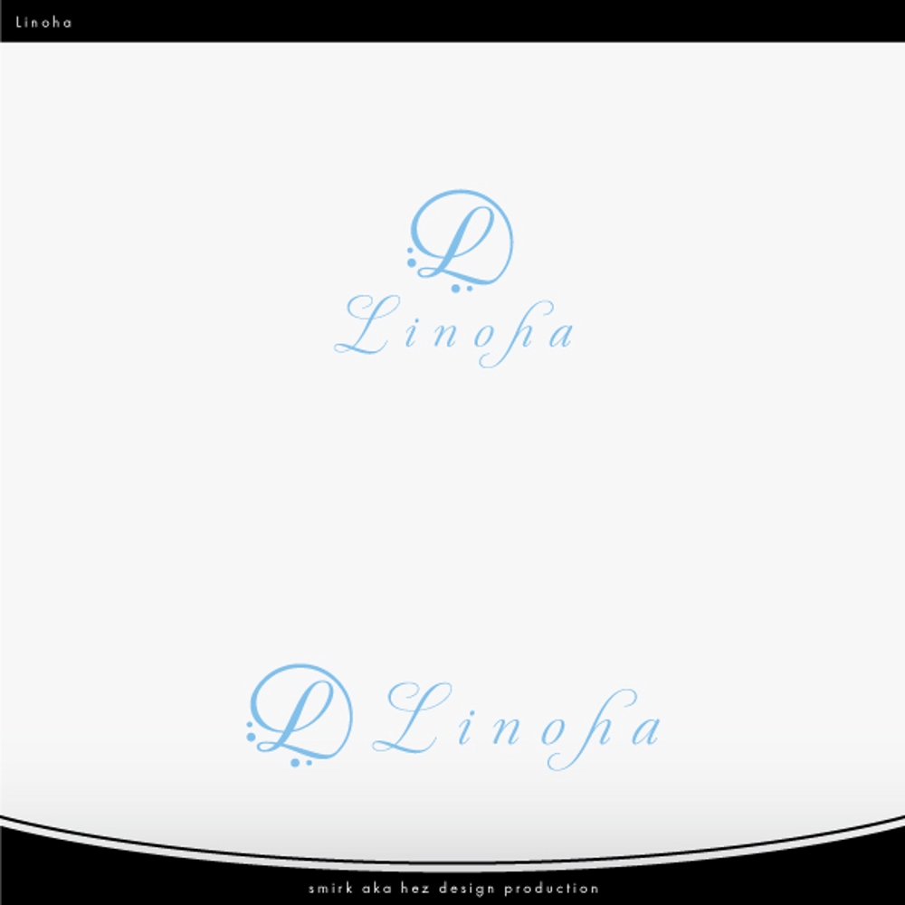 ヘアブラシブランド、美容品ブランド「Linoha」のロゴ