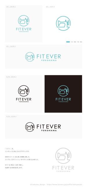 shirokuma_design (itohsyoukai)さんの機能素材のライフスタイルブランド「FIT EVER」のロゴへの提案