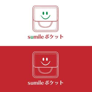 じゅん (nishijun)さんの訪問介護美容『sumile のポケット』のロゴへの提案