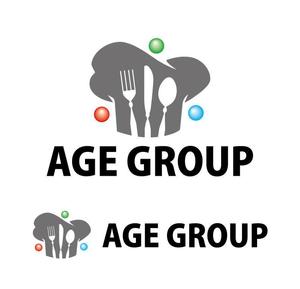 ITSG (it-sg)さんの飲食店経営　「株式会社エージグループ」「age group co.ltd.」企業ロゴへの提案
