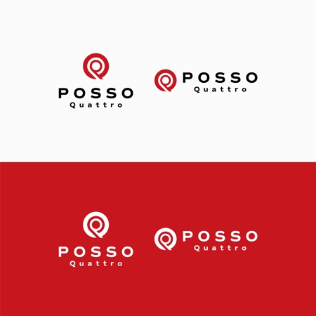 D . l a b o (becky_)さんの自動車販売店「Posso Quattro」のロゴへの提案