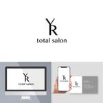 angie design (angie)さんの美容サロン「YR total salon」のロゴ作成への提案