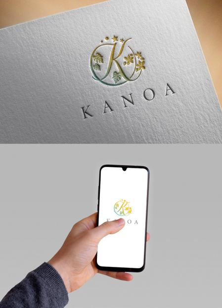 清水　貴史 (smirk777)さんのエステティックサロン『KANOA』のロゴへの提案
