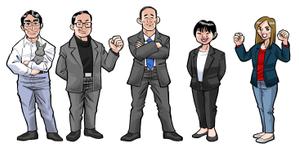 山本明廣 (yamamotoyama2023)さんのITスクール「TechSeed」のスタッフキャラクターデザインへの提案