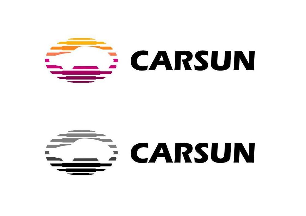 車輌販売店舗『CARSUN』のロゴ