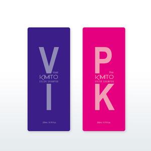 growth (G_miura)さんの美容室オリジナルブランド「KIMITO」のカラーシャンプーのラベルデザインへの提案