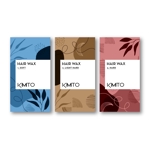 toone design (to_design)さんの美容室オリジナルブランド「KIMITO」のスタイリング剤3種類のラベルデザインへの提案