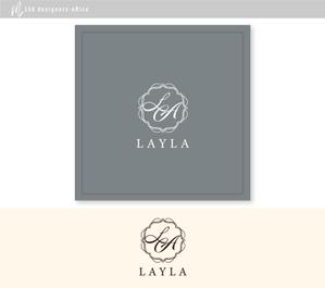 m358designers-office (masa_tibineo_358)さんの海外住宅のような美しい框デザインの洗面化粧台「LAYLA」のロゴへの提案