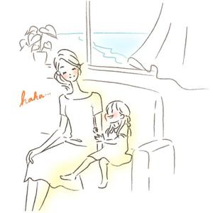 choco-chacoさんの女性向け挿絵の依頼。住宅や家族がコンセプト。パンフレット用。(30点の依頼です）への提案