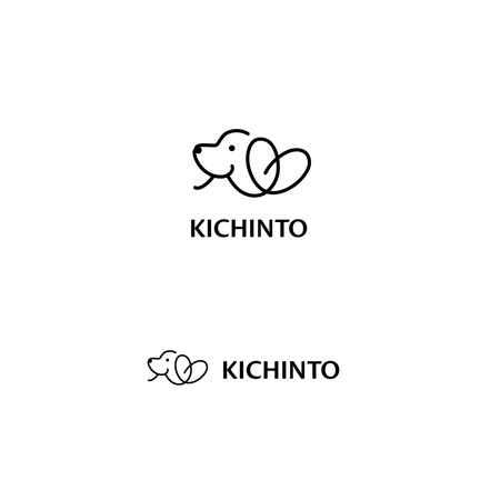 スタジオきなこ (kinaco_yama)さんの手づくり犬用おやつ「KICHINTO（キチント）」のロゴへの提案