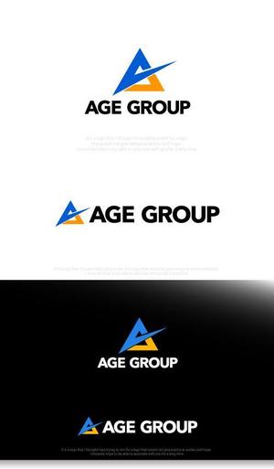 魔法スタジオ (mahou-phot)さんの飲食店経営　「株式会社エージグループ」「age group co.ltd.」企業ロゴへの提案