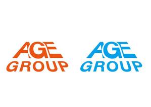 リオングラフィカ (shibazakura)さんの飲食店経営　「株式会社エージグループ」「age group co.ltd.」企業ロゴへの提案