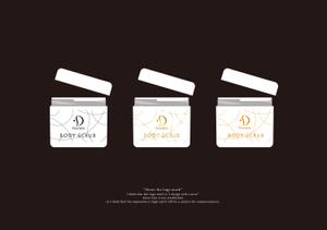 ヴェルデザイン (sklibero)さんの化粧品/OEM商品ブランド『Dearskin』で販売予定のボディスクラブのパッケージデザインへの提案