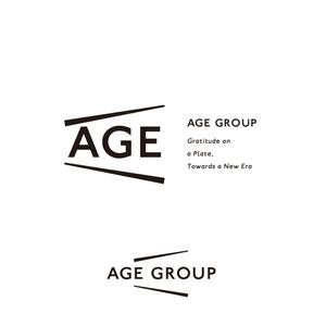 デザイン兄 (tagur)さんの飲食店経営　「株式会社エージグループ」「age group co.ltd.」企業ロゴへの提案
