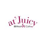 Dynamites01 (dynamites01)さんの黒毛和牛ステーキと燻製を使ったダイニングレストラン「at’Juicy 燻Meat＆Cafe」のロゴへの提案