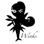 toberukuroneko (toberukuroneko)さんの香水ショップ　【 Winks 】のロゴへの提案