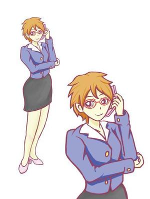 umi76さんのショートヘアの女性のイラストへの提案