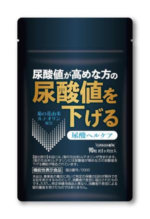 blue island (blueisland)さんの機能性表示食品　尿酸サプリ　パッケージA　（表のみ・裏面の制作不要）への提案