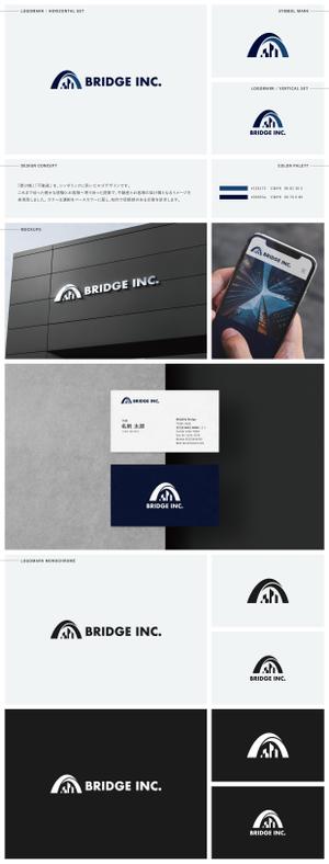 Gold Design (juncopic)さんの不動産会社『株式会社Bridge』の会社ロゴへの提案