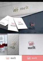 BKdesign (late_design)さんのライバー事務所「melt」のロゴへの提案