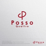 sklibero (sklibero)さんの自動車販売店「Posso Quattro」のロゴへの提案