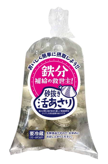 MURAKAMI DESIGN (izirimushi)さんのスーパーで販売するあさりのパッケージへの提案