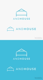 buddy knows design (kndworking_2016)さんの住宅会社の新ブランド『ANDHOUSE』のロゴへの提案