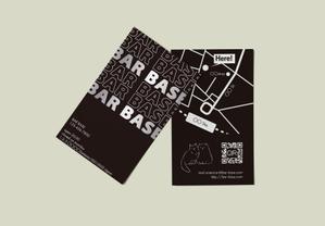 株式会社I.C.G (ICG_Jobs)さんの「BAR BASE」のショップカードデザイン作成への提案