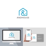 angie design (angie)さんの住宅会社の新ブランド『ANDHOUSE』のロゴへの提案