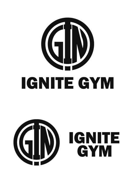 DSET企画 (dosuwork)さんのスポーツジム「IGNITE GYM」のロゴ作成のお願いへの提案