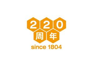 loto (loto)さんの日本最古の養蜂問屋「秋田屋本店」の創業220周年記念ロゴへの提案