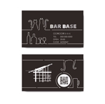 ruri (chels9ea)さんの「BAR BASE」のショップカードデザイン作成への提案