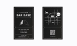 moyo | design (march_kai)さんの「BAR BASE」のショップカードデザイン作成への提案