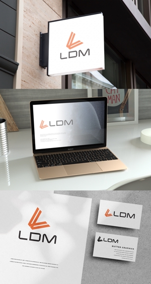 BUTTER GRAPHICS (tsukasa110)さんのWEBマーケティング会社「LDM」のロゴ制作への提案