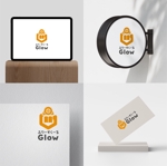toone design (to_design)さんのフリースクール「ふりーすくーる　Glow」のロゴへの提案