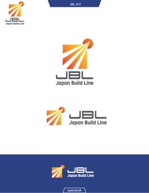 queuecat (queuecat)さんの会社名「Japan Build Line」および略称「JBL」のロゴへの提案