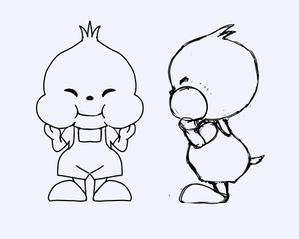 宗野 陽子 (sounoyouko)さんの「たまらんねっタマ」イメージキャラクターラフ案への提案