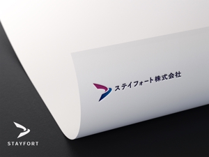 masami designer (masa_uchi)さんのビジネスホテルと障害福祉サービスの会社「ステイフォート株式会社」のロゴへの提案