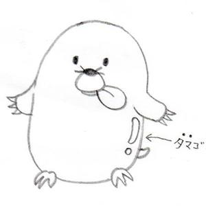 小林みどり (koba_midori)さんの「たまらんねっタマ」イメージキャラクターラフ案への提案