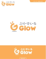 queuecat (queuecat)さんのフリースクール「ふりーすくーる　Glow」のロゴへの提案