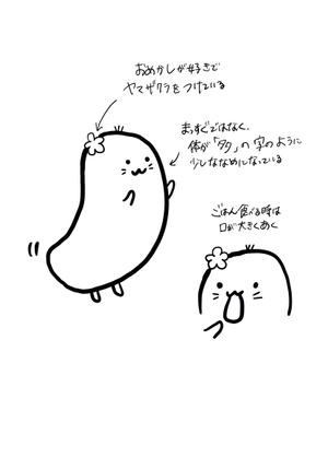 nagaika (nagaikaika)さんの「たまらんねっタマ」イメージキャラクターラフ案への提案